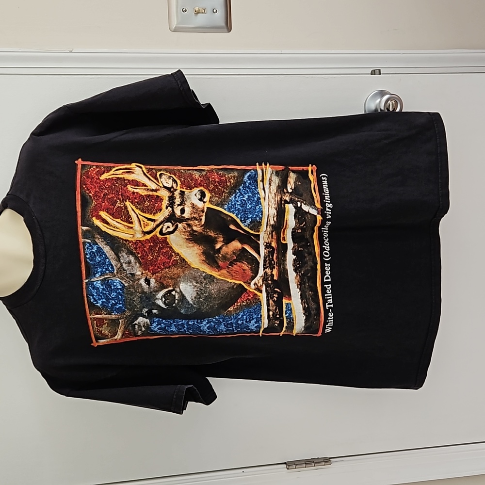 Vintage TSI White Tailed Deer Shirt Size XL